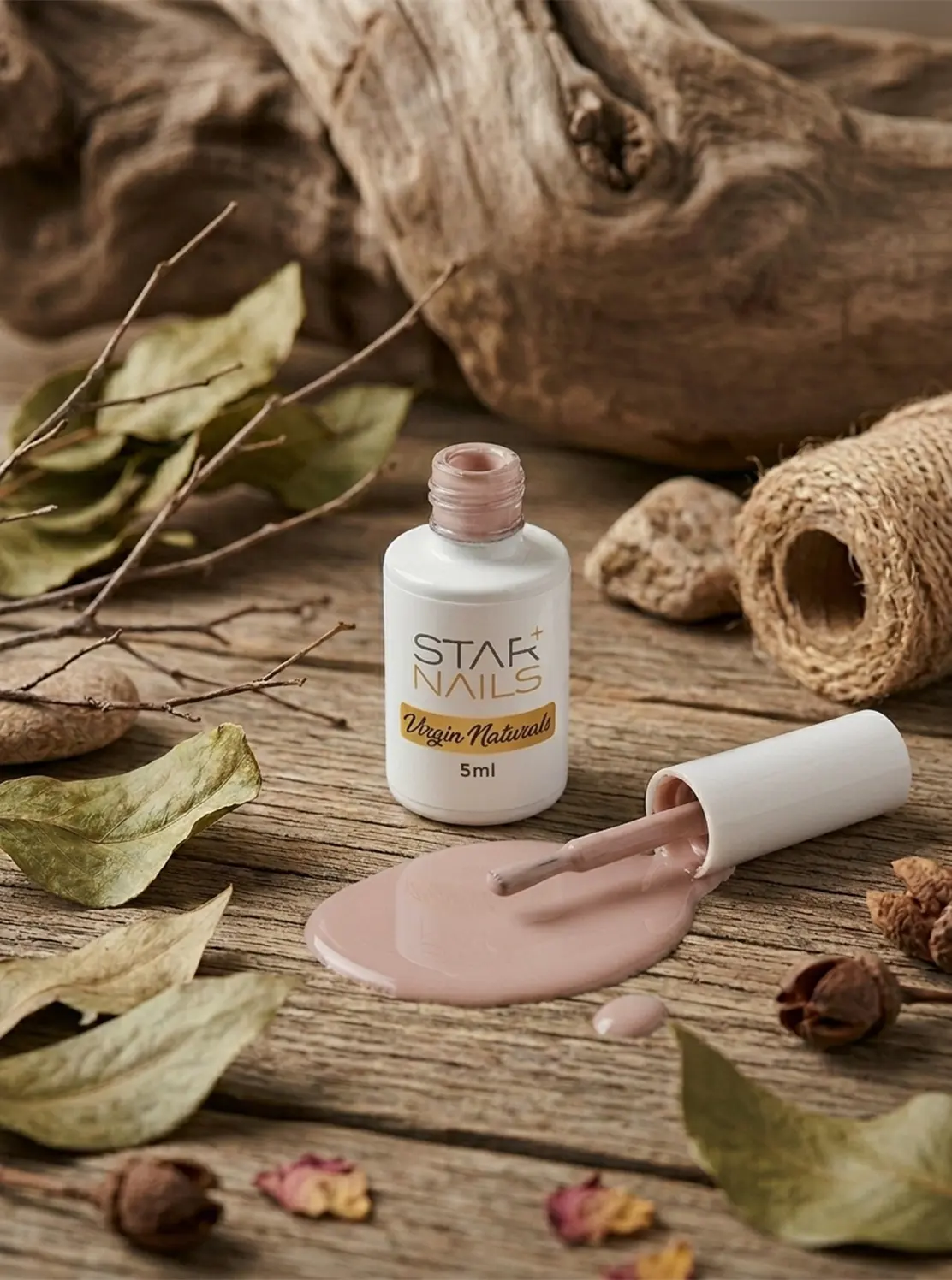 Svetlo hnedý gél lak Gel Polish Virgin Naturals 006 Orchid