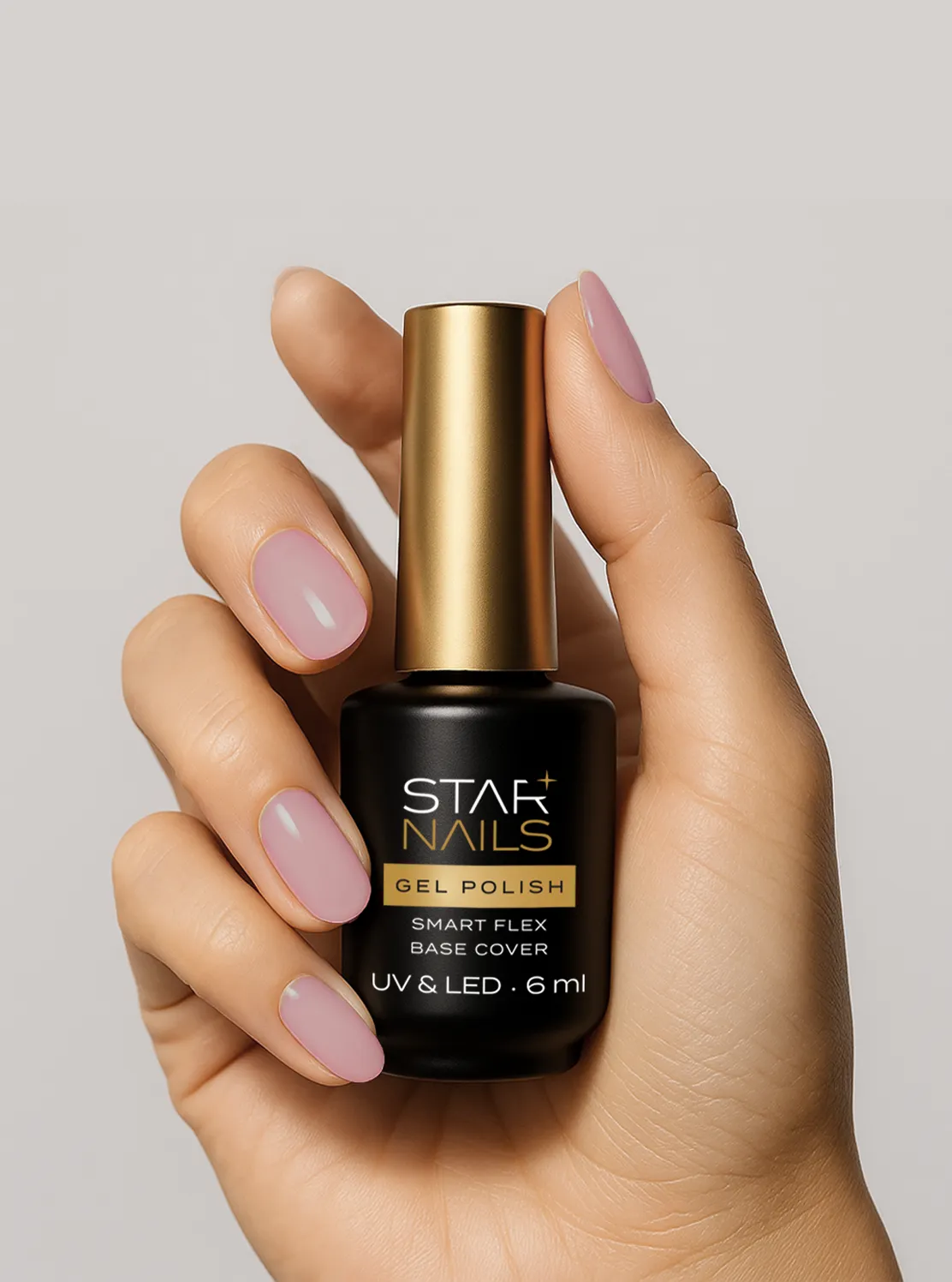 Pudrová staroružová nude báza Smart Flex Base Cover 009 Blush Latte na nechtoch