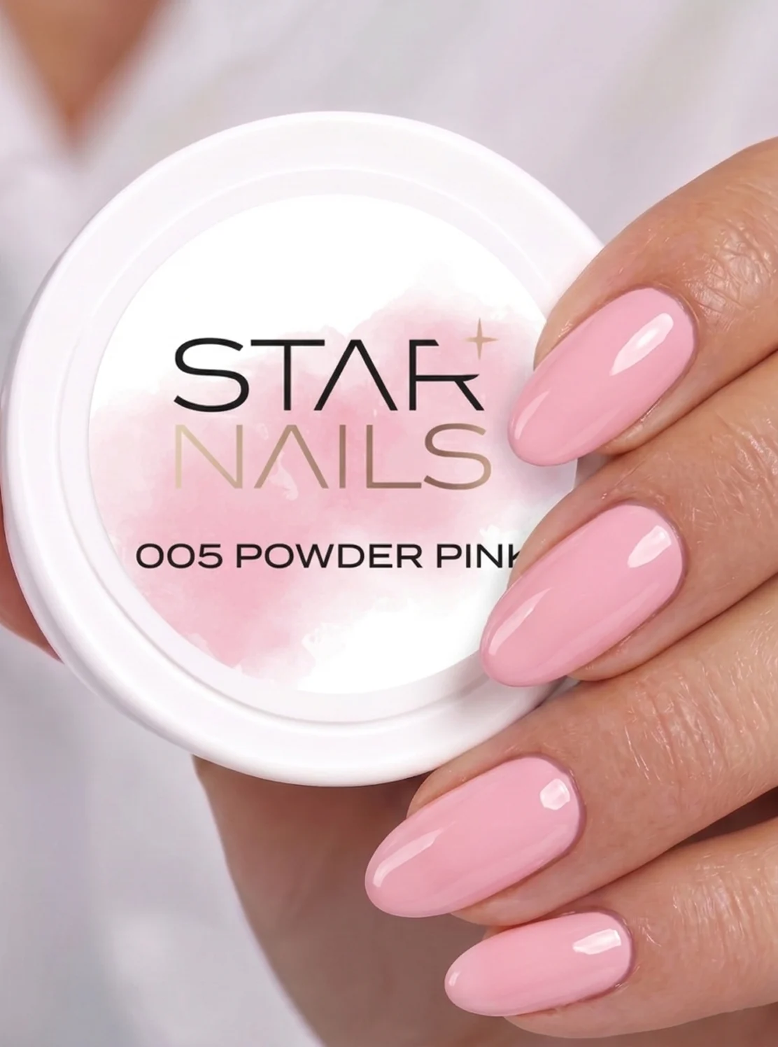 UV LED Builder Gel Thixotropy 005 Powder Pink pudrově růžový stavební tixotropní gel