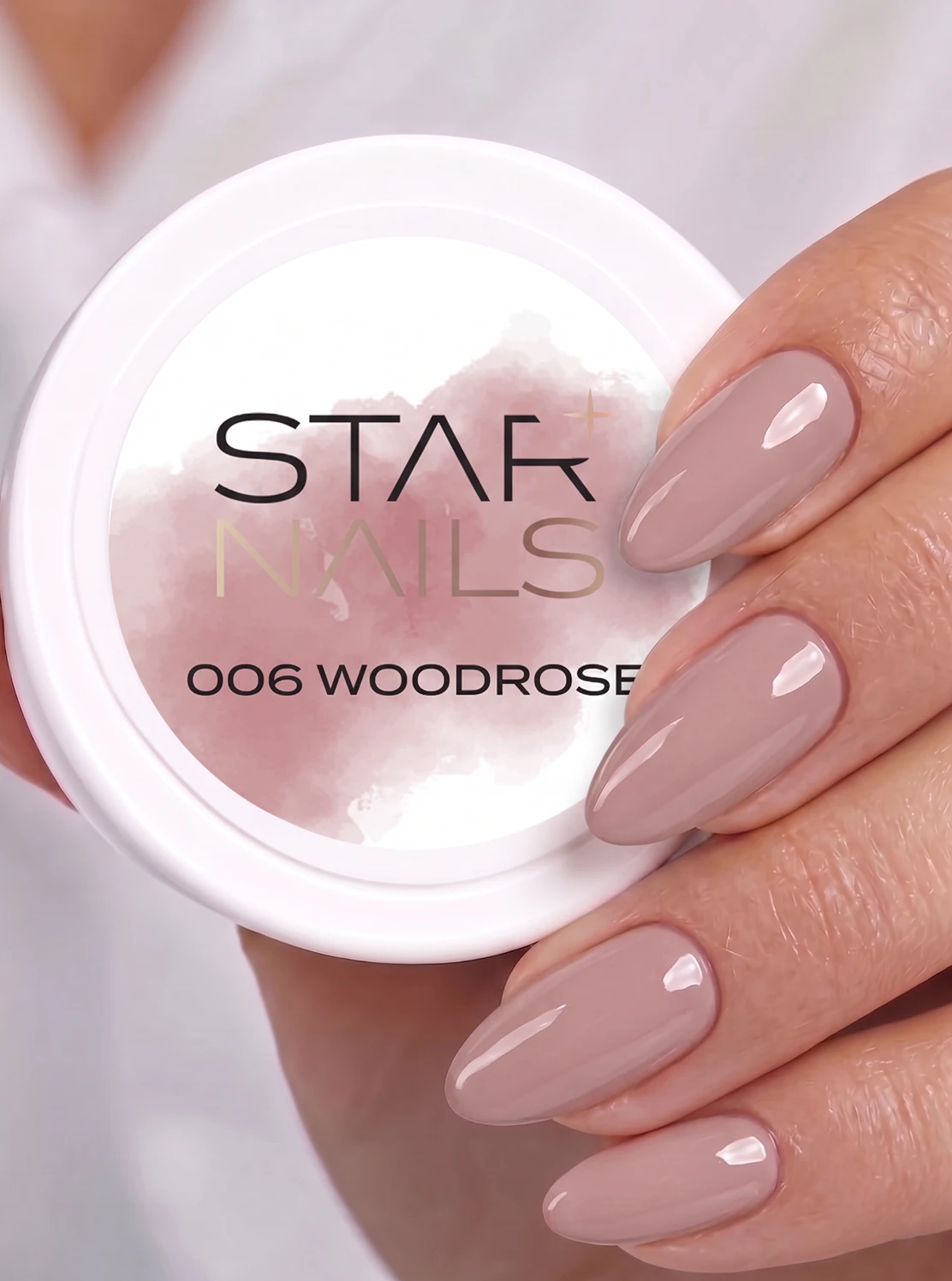 Builder Gel Thixotropy 006 Woodrose nude růžový stavební tixotropní gel 5 g