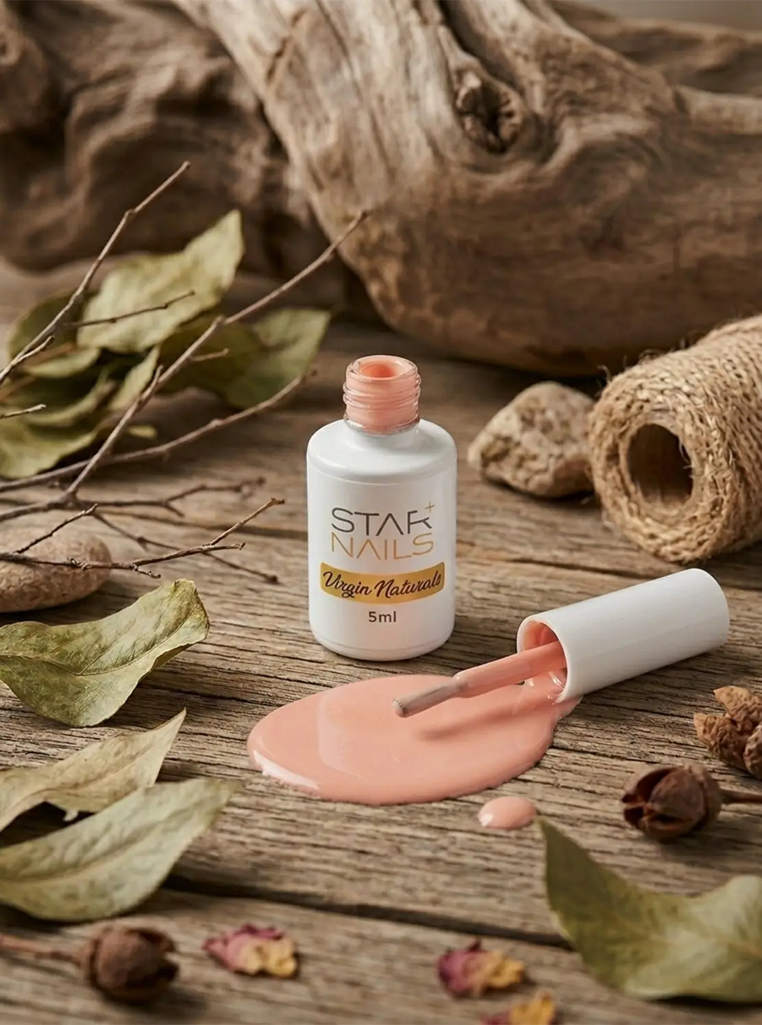 Meruňkově oranžový gel lak Gel Polish Virgin Naturals 004 Poppy