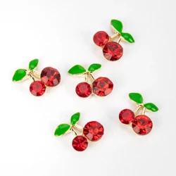 Balenie 3D kovových ozdôb Summer Cherries