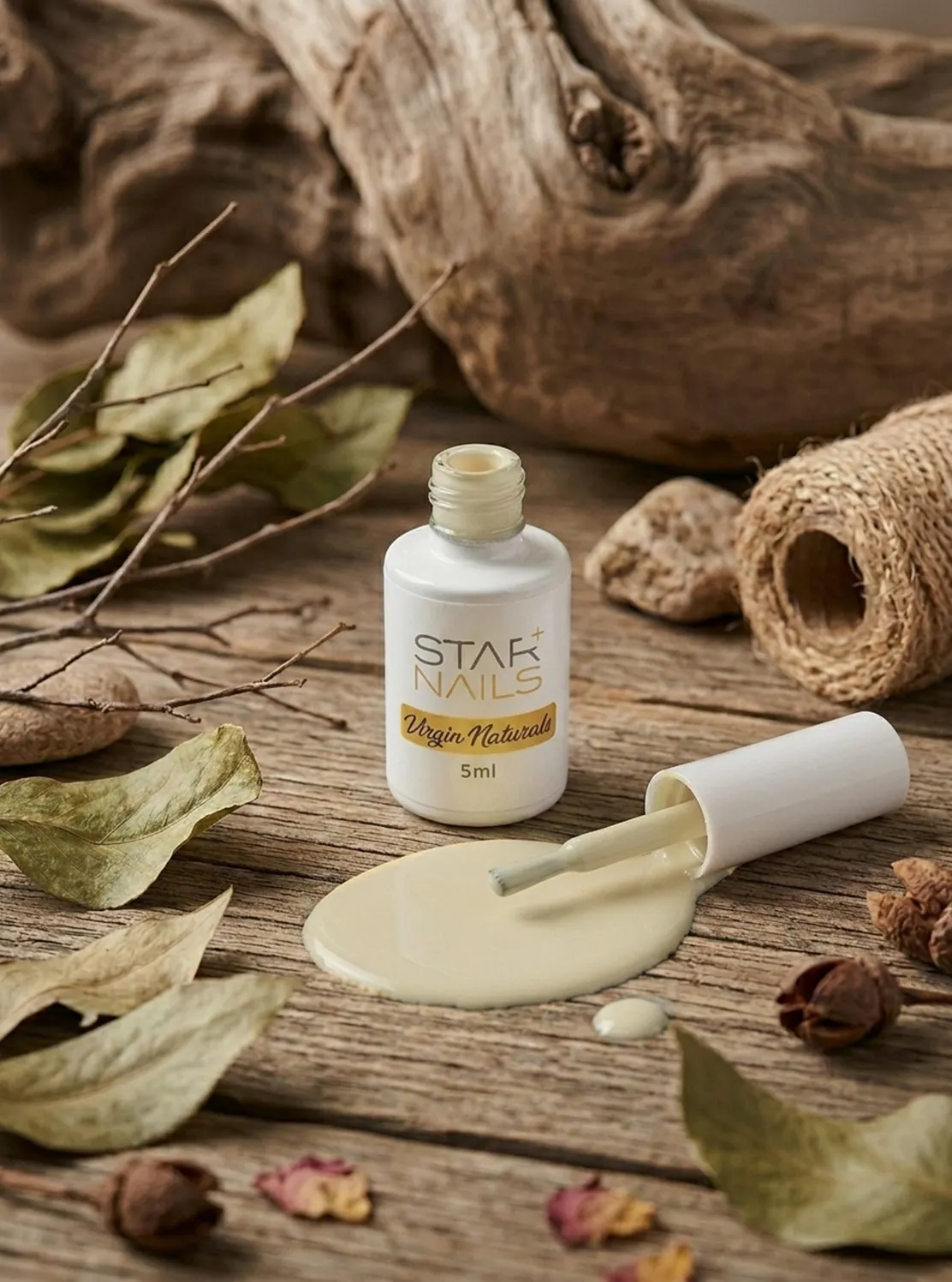 Máslově žlutý gel lak Gel Polish Virgin Naturals 011 Toffee